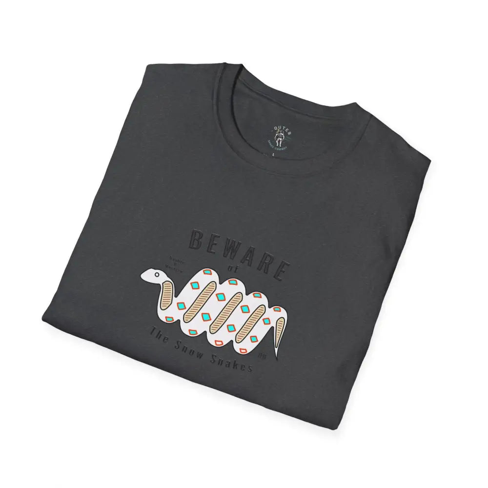 ’Beware of the Snow Snake’ - Double R Western’s - Softstyle T-Shirt - T-Shirt