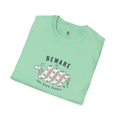 ’Beware of the Snow Snake’ - Double R Western’s - Softstyle T-Shirt - T-Shirt