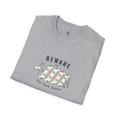 ’Beware of the Snow Snake’ - Double R Western’s - Softstyle T-Shirt - T-Shirt