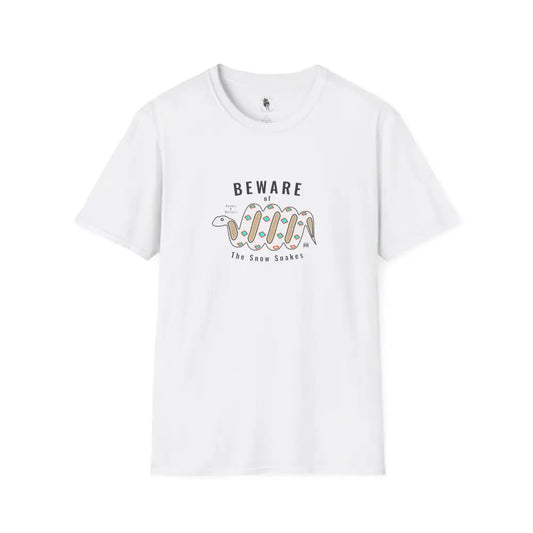 ’Beware of the Snow Snake’ - Double R Western’s - Softstyle T-Shirt - S / White - T-Shirt