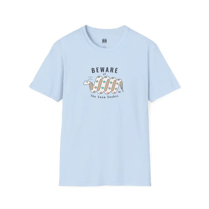 ’Beware of the Snow Snake’ - Double R Western’s - Softstyle T-Shirt - S / Light Blue - T-Shirt