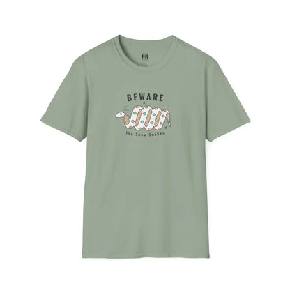 ’Beware of the Snow Snake’ - Double R Western’s - Softstyle T-Shirt - S / Sage - T-Shirt