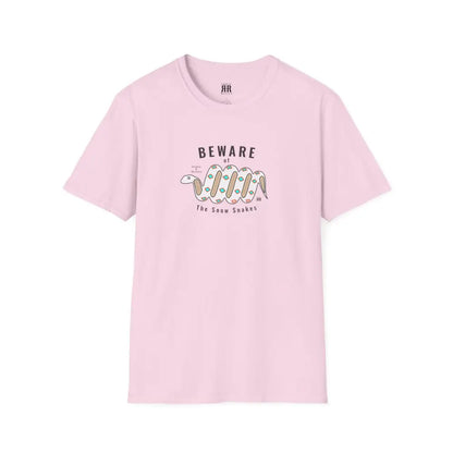 ’Beware of the Snow Snake’ - Double R Western’s - Softstyle T-Shirt - S / Light Pink - T-Shirt
