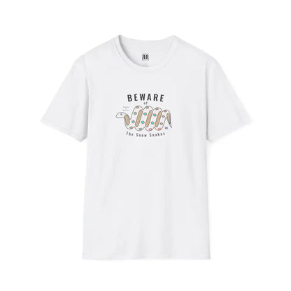 ’Beware of the Snow Snake’ - Double R Western’s - Softstyle T-Shirt - XS / White - T-Shirt