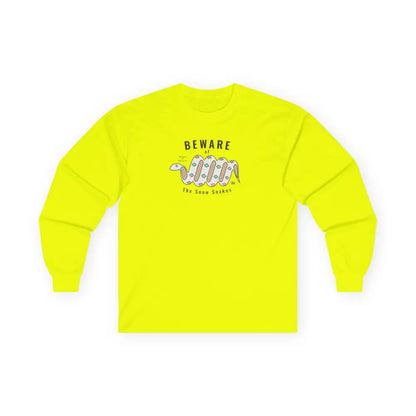 Beware of the Snow Snake’ Double R Western’s Garment Dyed Style long sleeve tee shirt Long sleeve
