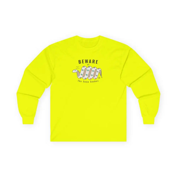 Beware of the Snow Snake’ Double R Western’s Garment Dyed Style long sleeve tee shirt Long sleeve