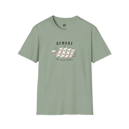 ’Beware of the Snow Snake’ Double R Western’s Softstyle T Shirt S / Sage T Shirt