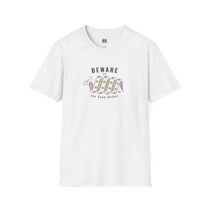 ’Beware of the Snow Snake’ Double R Western’s Softstyle T Shirt XS / White T Shirt