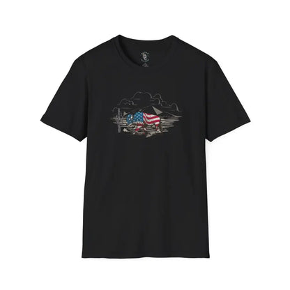 ’Bison Americana’ Double R Western’s™ Basic T Shirt Black / XS T Shirt