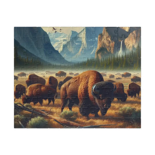 ’Bison Glory’ Puzzle - Double R Western’s - Tribute to the Great Bison - Puzzle (110 252 520 1014-piece) - 110 pcs