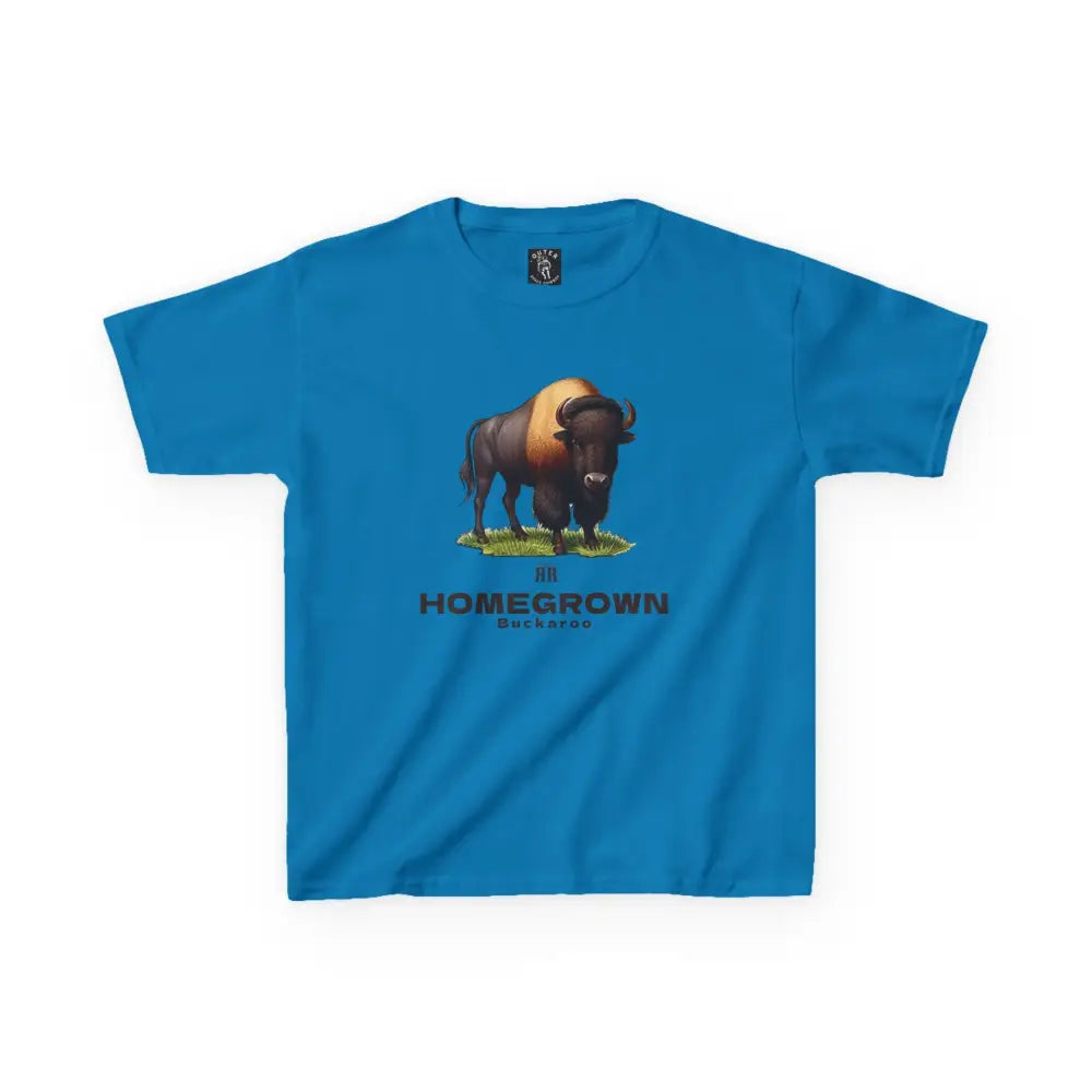 Bison Spirit Youth Tee - Double R Western™ - Kids Heavy Cotton™ Tee - Kids clothes