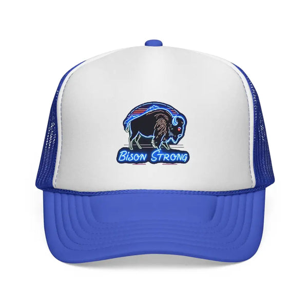Bison Strong™ Limited Edition Trucker Hat – Only 500 Available Royal / One size Hats