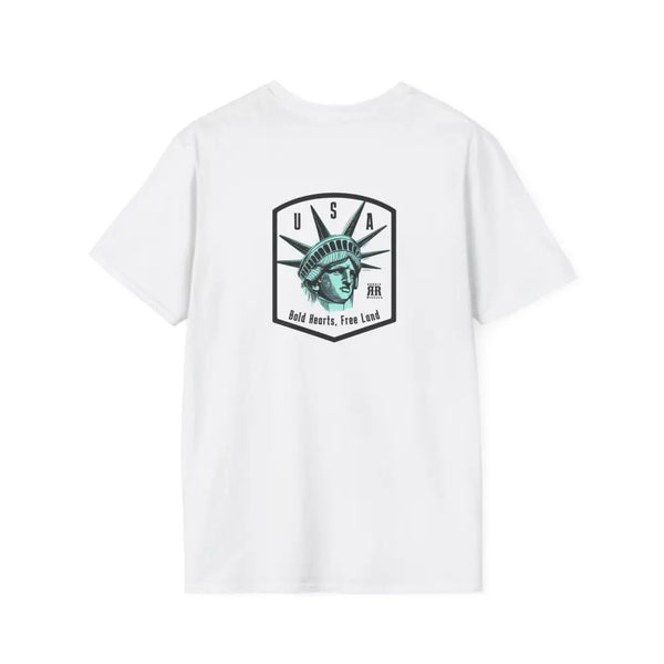 Bold Hearts Free Land™ Statue of Liberty Western Tee | Double R Western™ – Hot Off the Trail T Shirt
