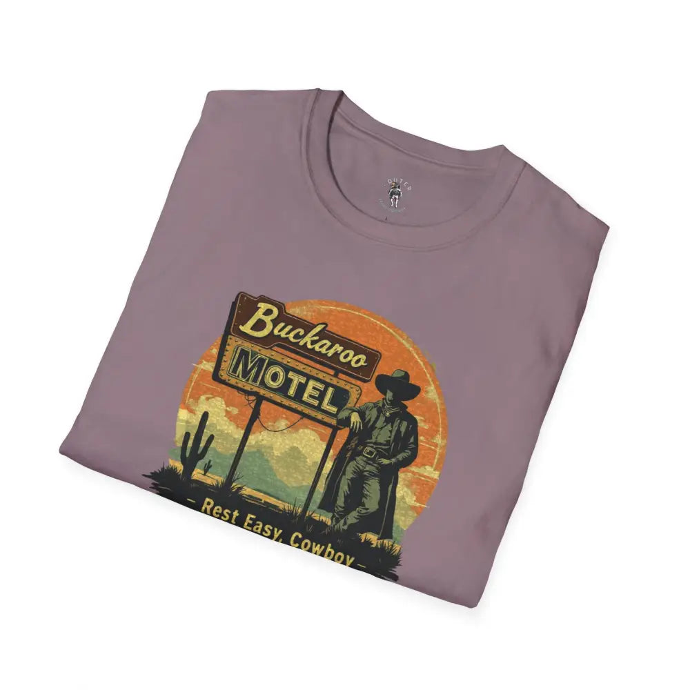 ’Buckaroo Motel’ - Double R Western’s™ - Softstyle T-Shirt - T-Shirt