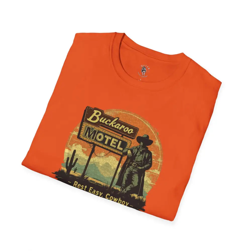 ’Buckaroo Motel’ - Double R Western’s™ - Softstyle T-Shirt - T-Shirt