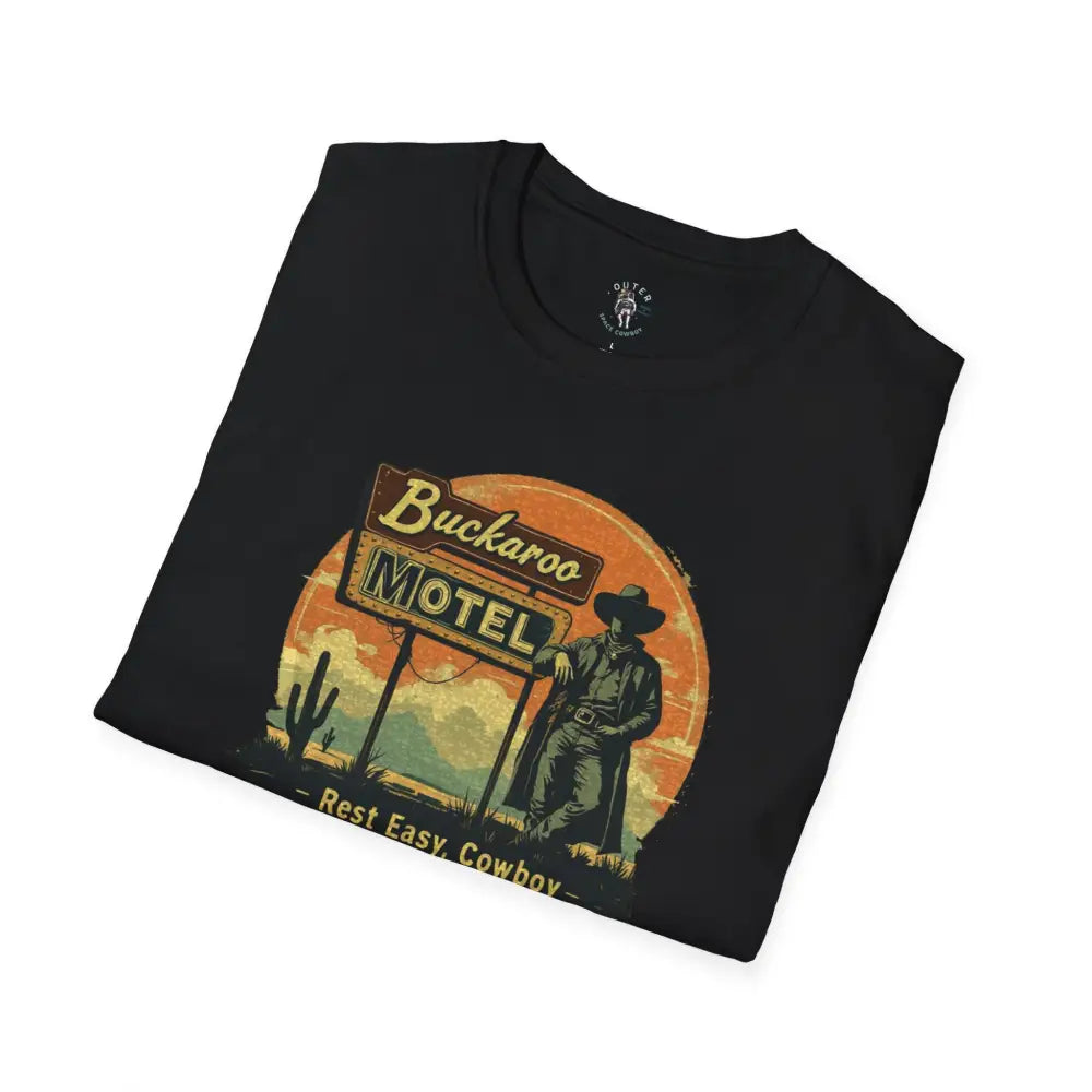 ’Buckaroo Motel’ - Double R Western’s™ - Softstyle T-Shirt - T-Shirt