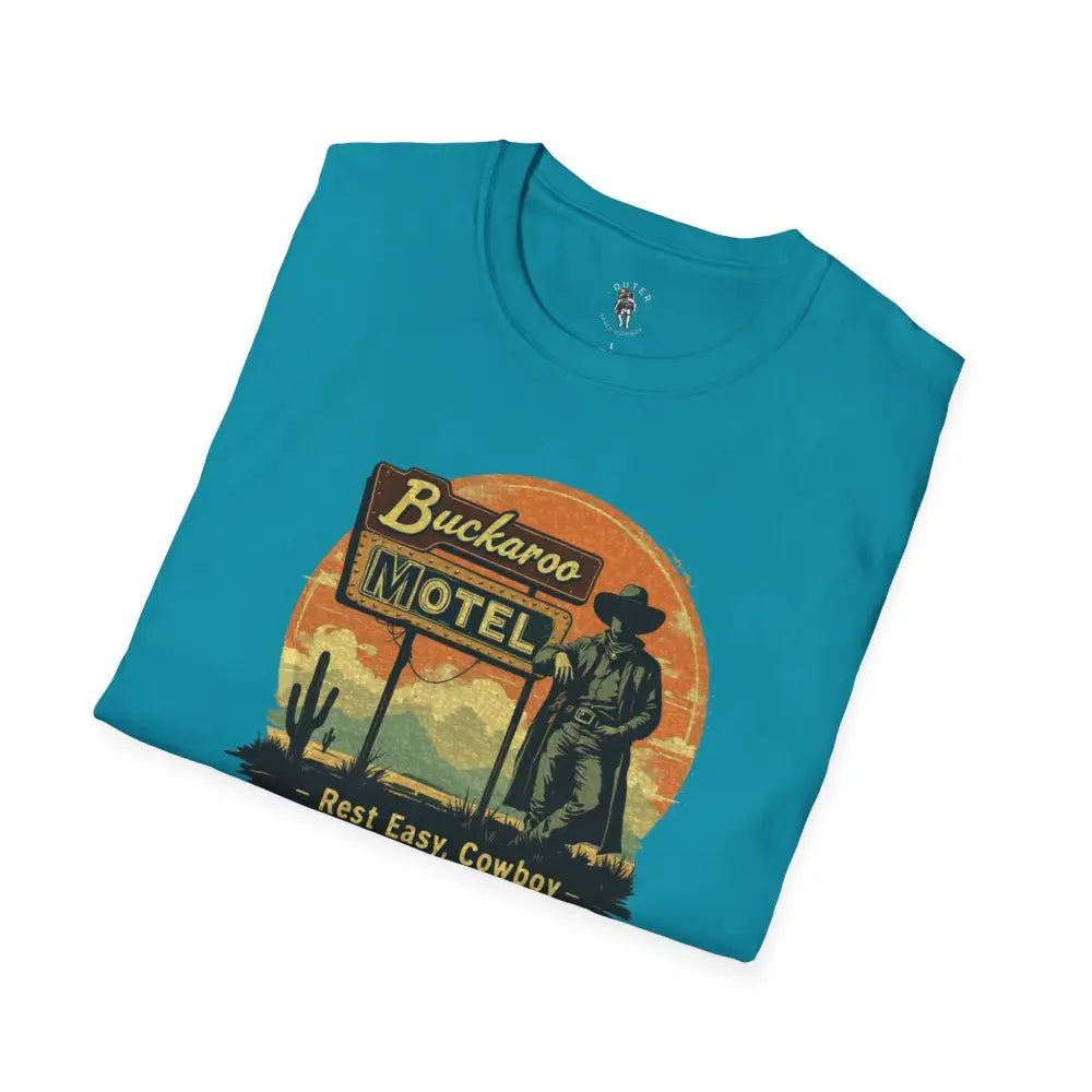’Buckaroo Motel’ - Double R Western’s™ - Softstyle T-Shirt - T-Shirt