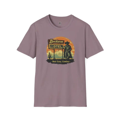 ’Buckaroo Motel’ - Double R Western’s™ - Softstyle T-Shirt - S / Paragon - T-Shirt