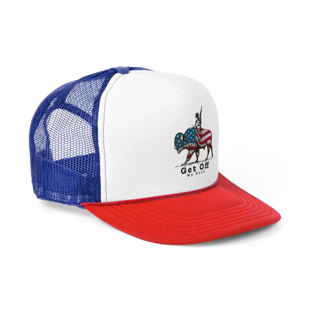 ’Buffalo Buckaroo’ - *Limited Shop release -Trucker Hat Cap - Blue/Red / One size - Hats