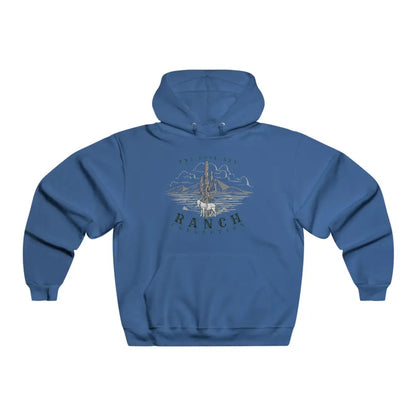 ’Cact-ass’ Ranch Collection Hoodie’ Men’s Hooded Sweatshirt - Royal / S - Hoodie