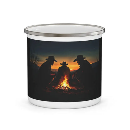 ’Campfire Companions’ - Double R Western’s - Enamel Camping Mug - 12oz - Mug