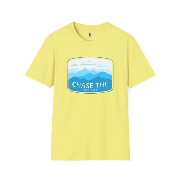 ’Chase the Horizon Find Your Freedom’ Double R Western’s™ Softstyle T Shirt S / Cornsilk T Shirt