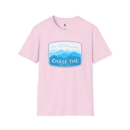 ’Chase the Horizon Find Your Freedom’ Double R Western’s™ Softstyle T Shirt S / Light Pink T Shirt