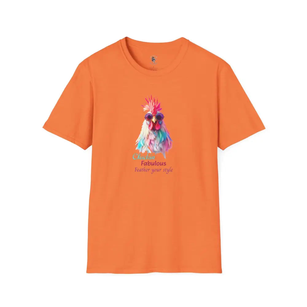 Cluckin’ Cool Tee - Double R Western’s - S / Heather Orange - T-Shirt