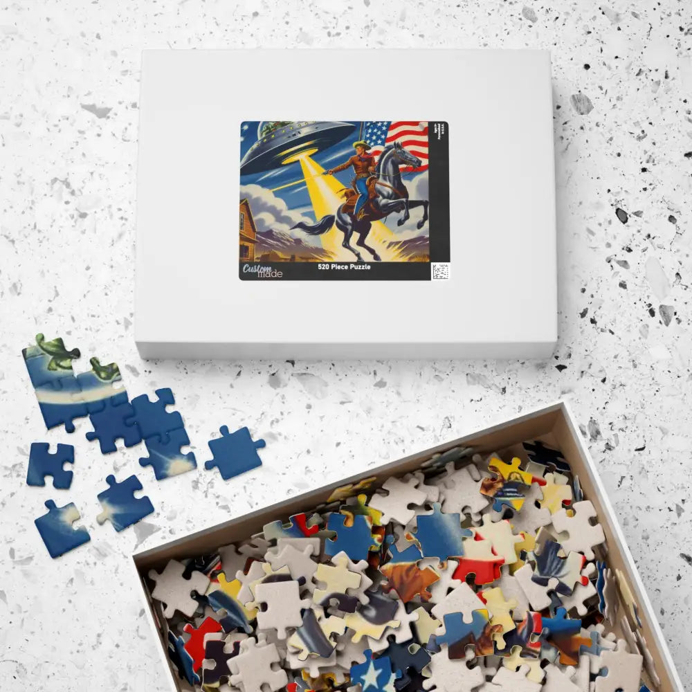 ’Cosmic Cowboy Adventure’ Puzzle - Double R Western’s - Puzzle (110 252 520 1014-piece) - Puzzle
