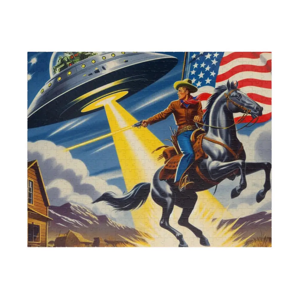 ’Cosmic Cowboy Adventure’ Puzzle - Double R Western’s - Puzzle (110 252 520 1014-piece) - 520 pcs (Horizontal) - Puzzle