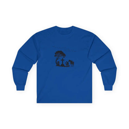 ’Courage at Dusk’ Double R western’s Long Sleeve Men’s T Shirt S / Royal Long sleeve