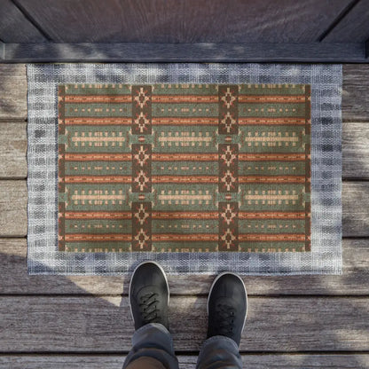 ’Cultural Embrace’ - Double R western’s ™ - Native American Inspired Design - Doormat - 24’’ x 16’’ - Home Decor