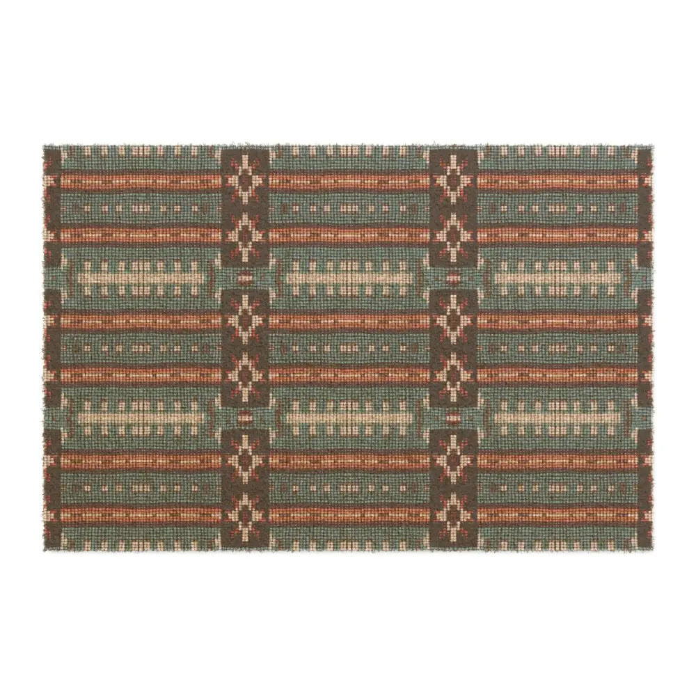 ’Cultural Embrace’ - Double R western’s ™ - Native American Inspired Design - Doormat - 24’’ x 16’’ - Home Decor