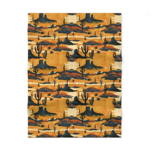 ’Desert Dreams’- Baby Blanket - Cozy Up with the - Double R Western Baby Blanket’ - Soft Fleece Baby Blanket - 30’’ ×