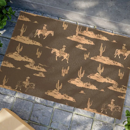 ’Desert Riders’ Double R Western Western Doormat 24’’ x 16’’ Home Decor