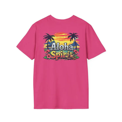 ’Double R Aloha Spirit’ men’s tee from Double R Western™ Soft Style T Shirt T Shirt