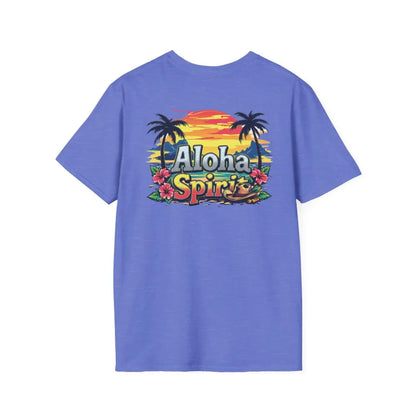 ’Double R Aloha Spirit’ men’s tee from Double R Western™ Soft Style T Shirt T Shirt