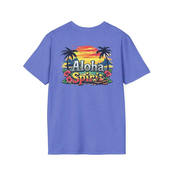 ’Double R Aloha Spirit’ men’s tee from Double R Western™ Soft Style T Shirt T Shirt
