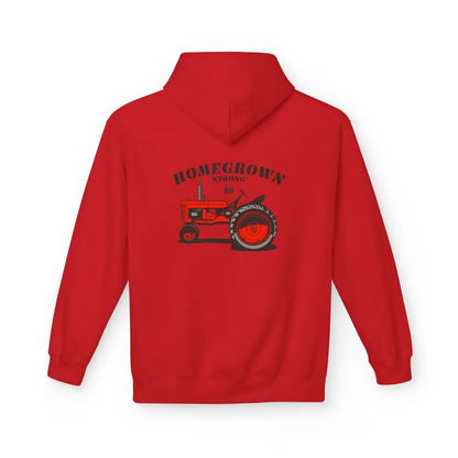 ’Double R Home Grown Strong’ Men’ Hooded Sweatshirt Back Graphic Design Hoodie