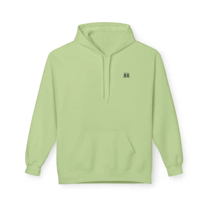 ’Double R Home Grown Strong’ Women’s Hooded Sweatshirt BACK GRAPHIC DESIGN S / Pistachio Hoodie