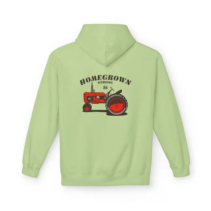 ’Double R Home Grown Strong’ Women’s Hooded Sweatshirt BACK GRAPHIC DESIGN Hoodie