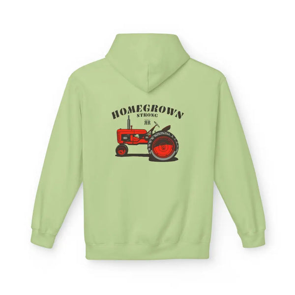 ’Double R Home Grown Strong’ Women’s Hooded Sweatshirt BACK GRAPHIC DESIGN Hoodie