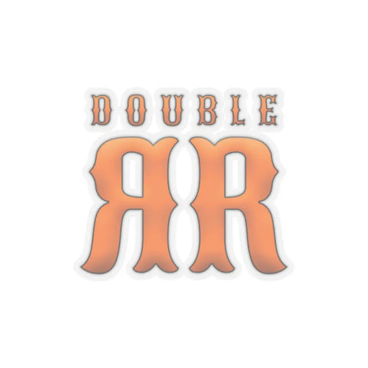 ’Double R’ - Kiss-Cut Stickers - 2’’ × 2’’ / Transparent - Paper products