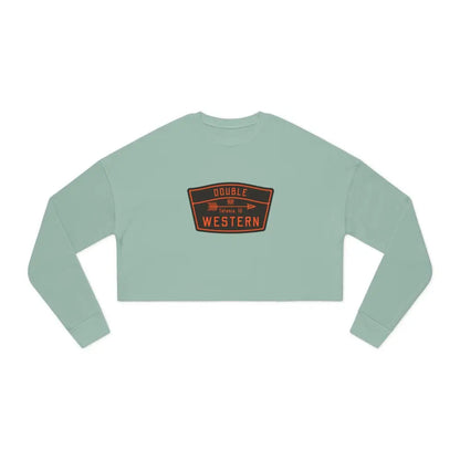 ’Double R Tetonia’ Double R Western’s Women’s Cropped Sweatshirt Sweatshirt