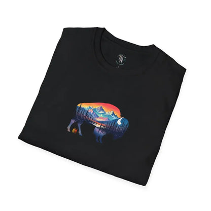 Double R Western™ Bison Tee – Ride Strong Roam Free T Shirt