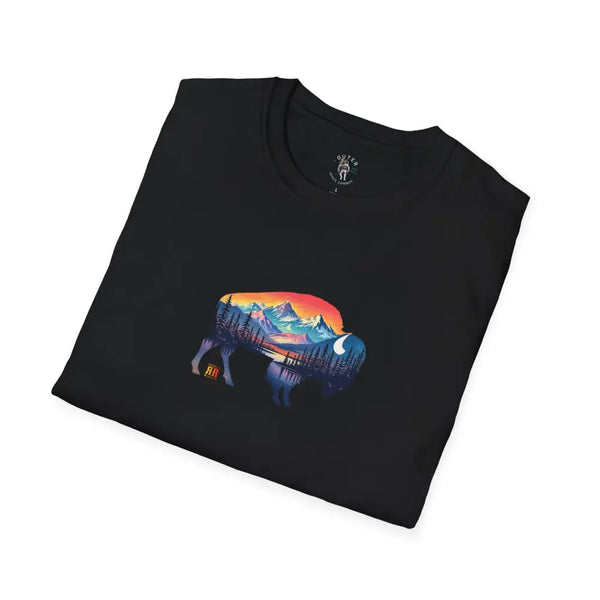Double R Western™ Bison Tee – Ride Strong Roam Free T Shirt