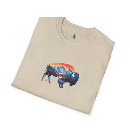 Double R Western™ Bison Tee – Ride Strong Roam Free T Shirt