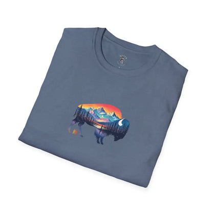 Double R Western™ Bison Tee – Ride Strong Roam Free T Shirt