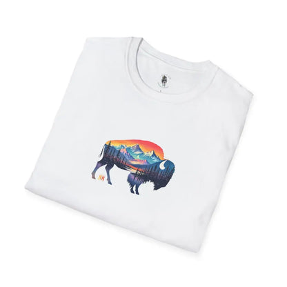 Double R Western™ Bison Tee – Ride Strong Roam Free T Shirt