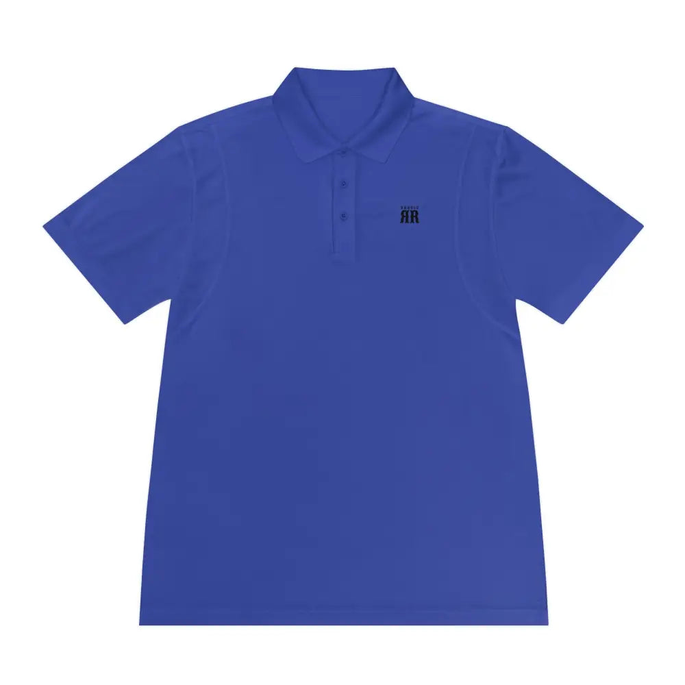 ’Double R Western™ Men’s Sport Polo’ – - Lightweight Athletic Polo - True Royal / S - T-Shirt